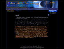 Tablet Screenshot of hudsonaudio.com